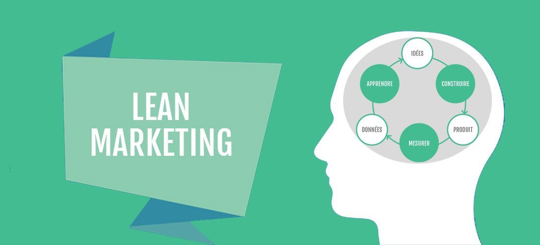 Lean marketing illustration