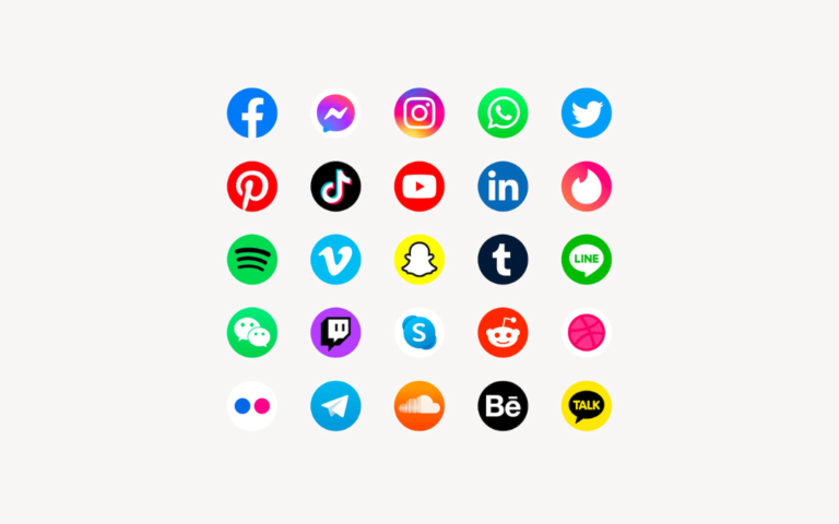 Liste réseaux sociaux