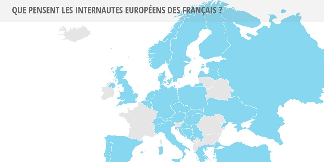 Que pensent les internautes européens des Français ?