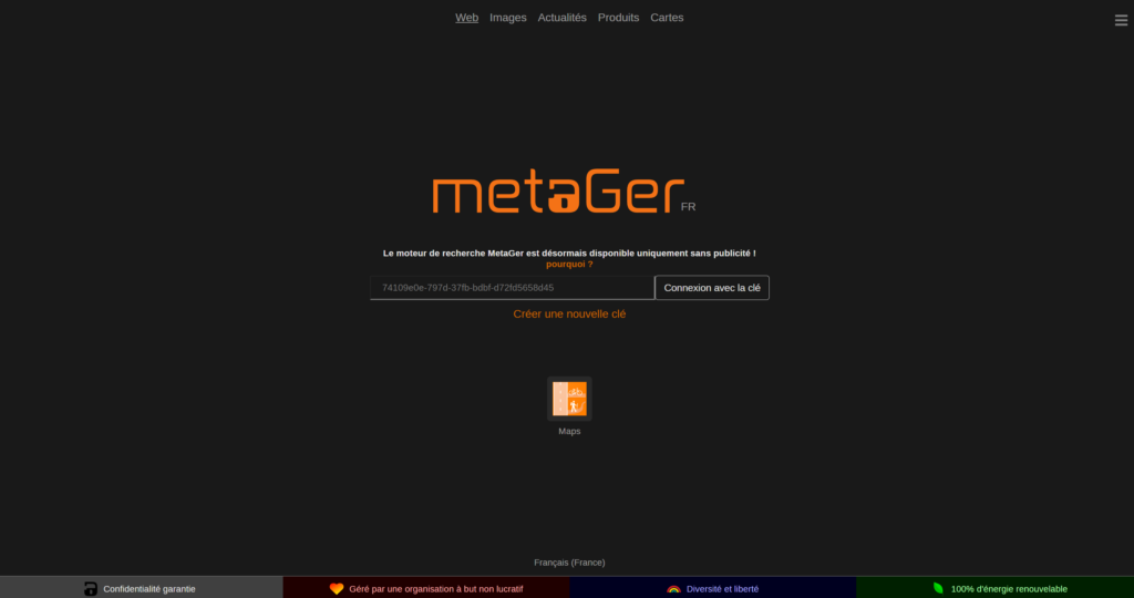 metager org fr moteurs de recherche alternatifs à Google