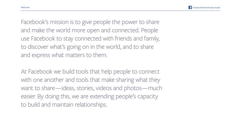 Facebook Mission Statement