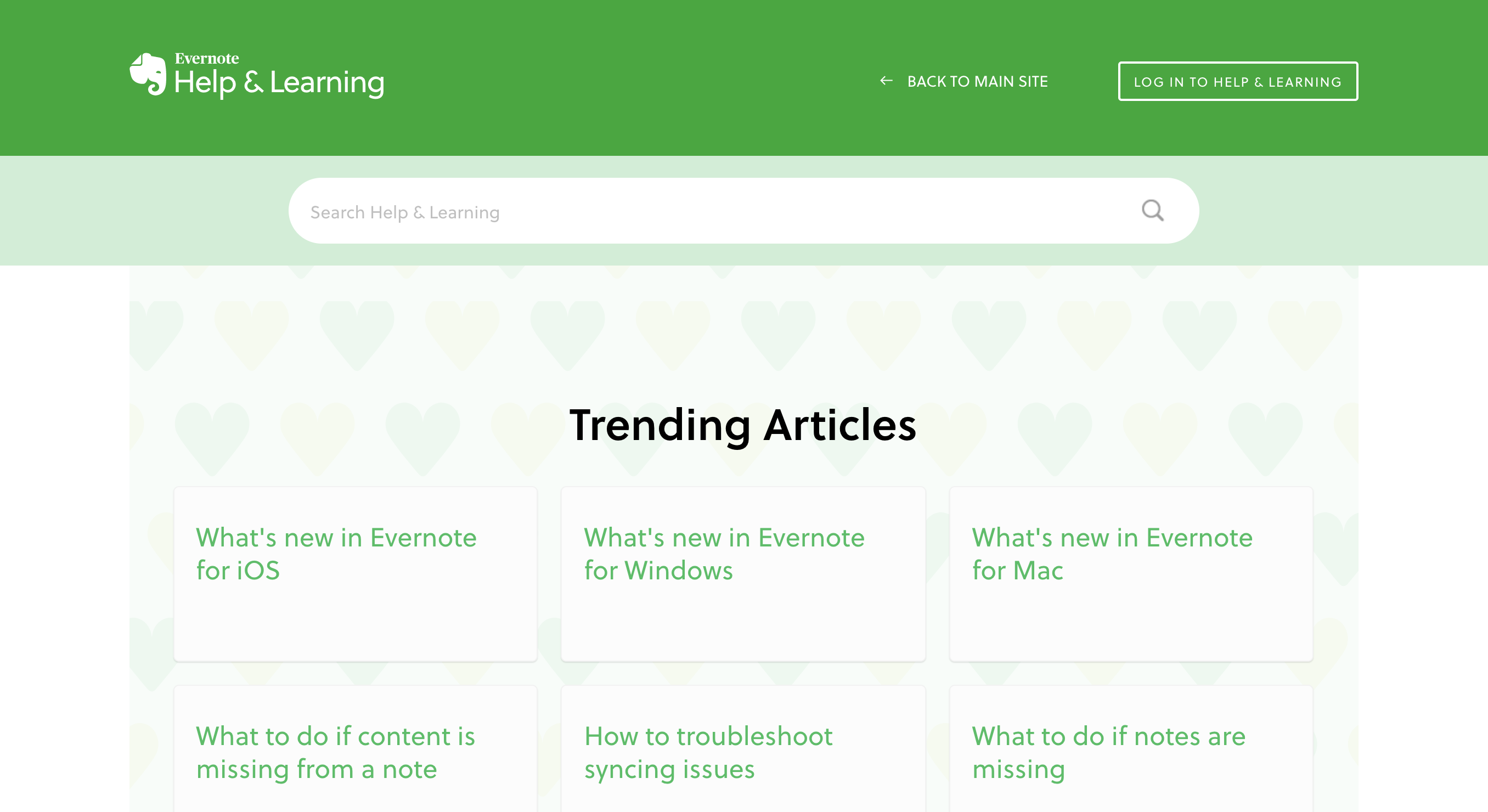 evernote knowledge base