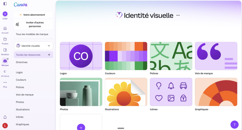 Brand kit Canva
