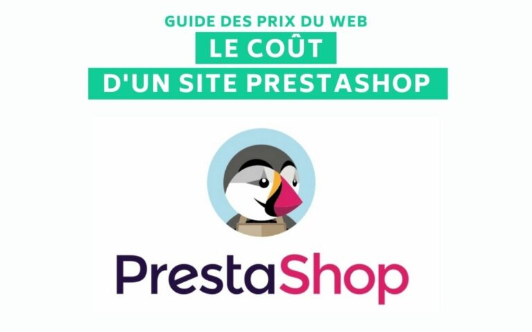 Cout site Prestashop