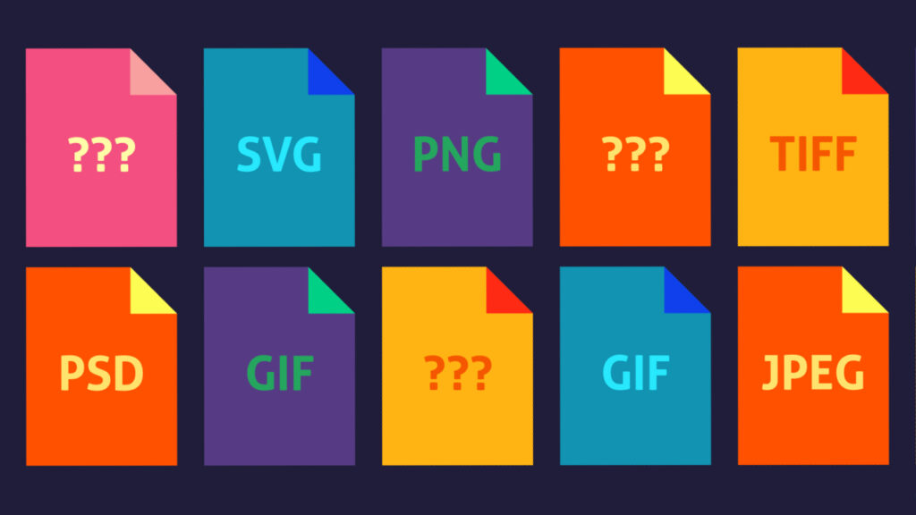 Formats image sur le web