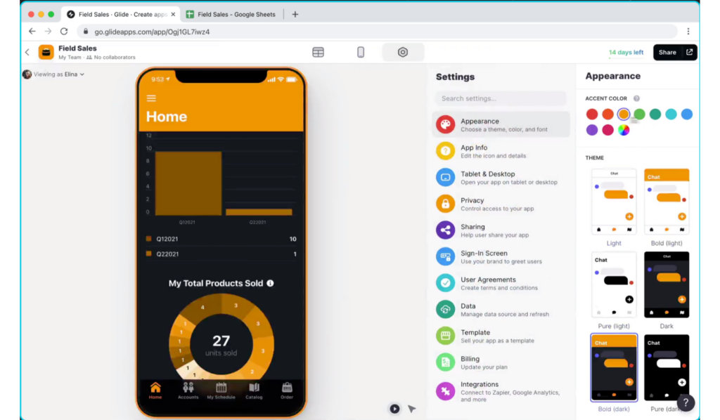 Glide Interface