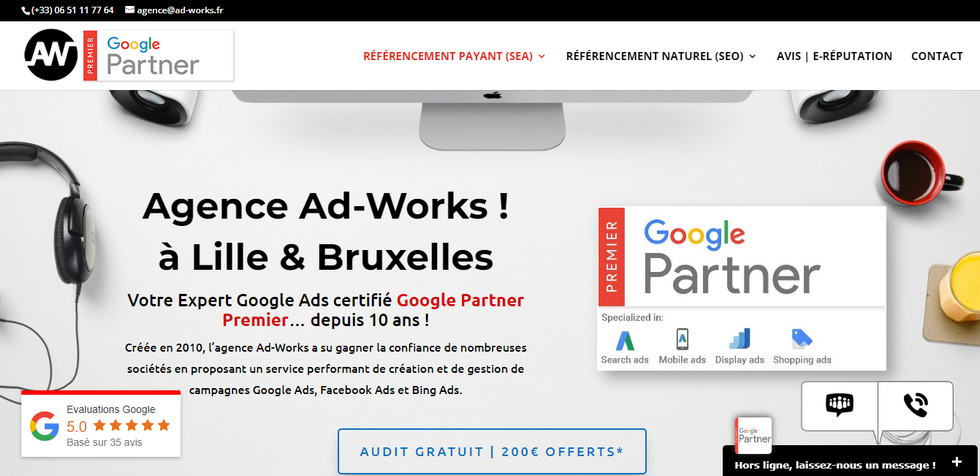 Agences Google Ads Lille
