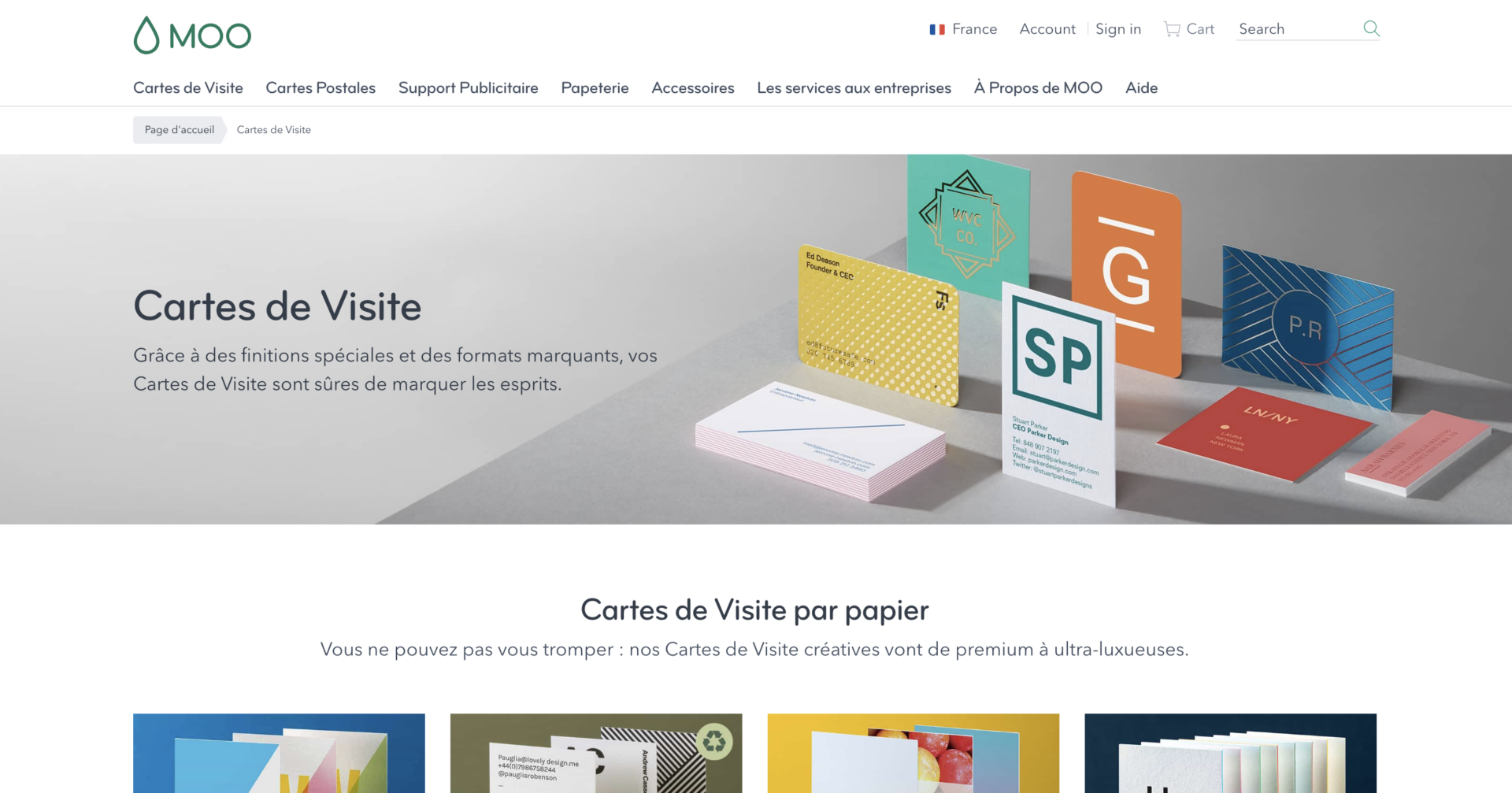 Top 10 des services pour imprimer vos cartes de visite en ligne