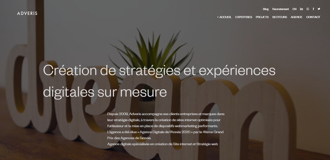 Agence Webdesign - Adveris