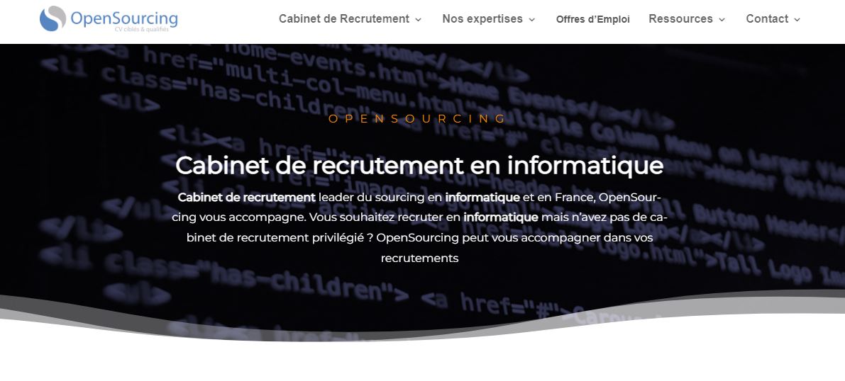 OpenSourcing - cabinets de recrutement IT en France