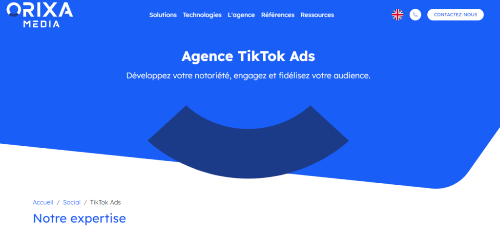 Orixa media - agences TikTok Ads en France