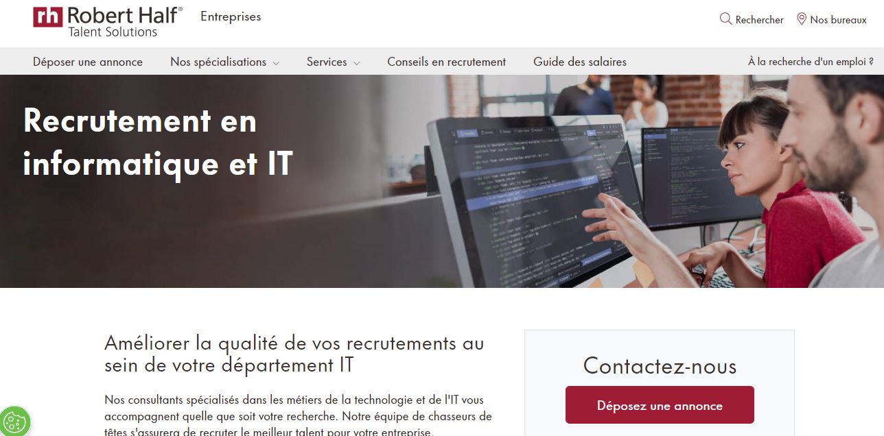 Robert Half - cabinets de recrutement IT en France