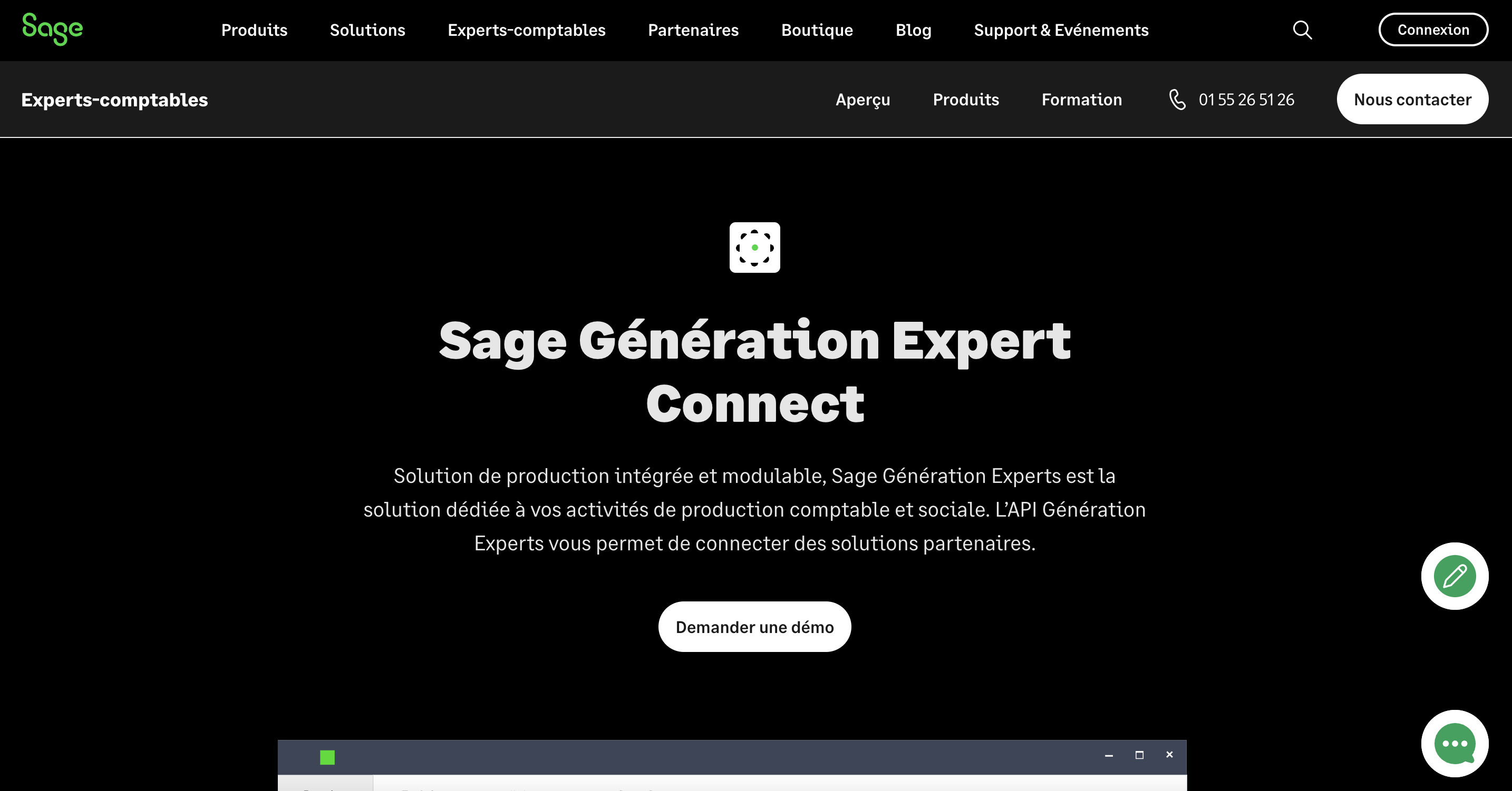 Sage Génération Expert Connect