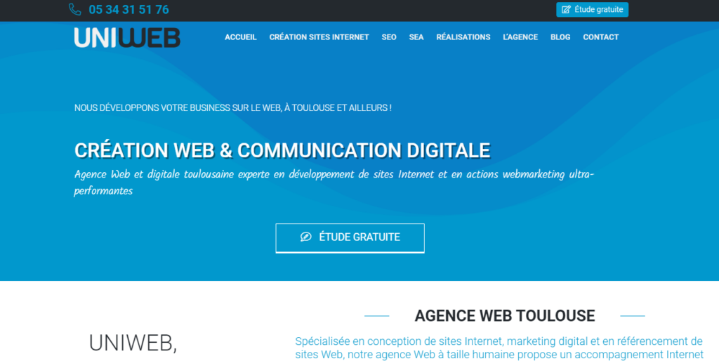 Uniweb - Agence SEO Toulouse