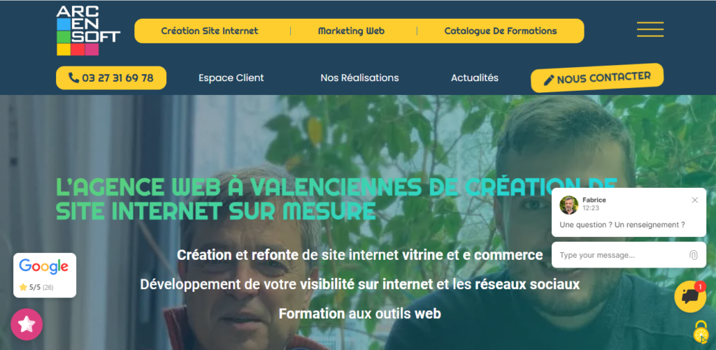 ARC EN SOFT - Agence web Valenciennes