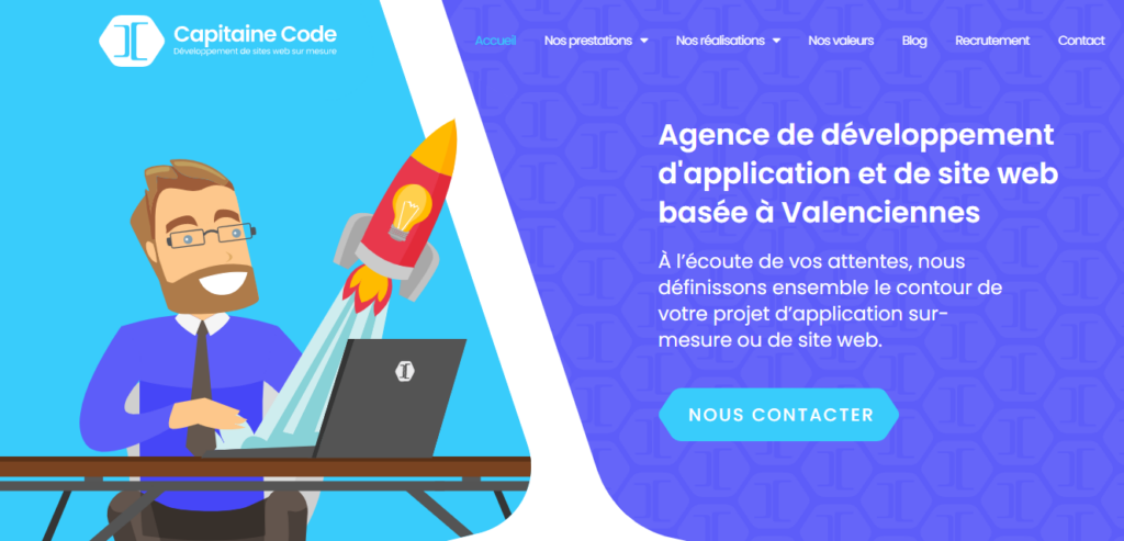 Capitaine Code - Agence web Valenciennes