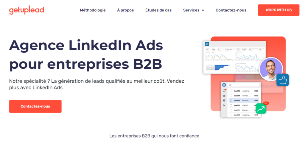 getuplead - Agences LinkedIn Ads