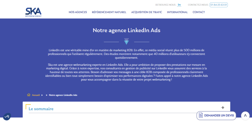 ska - Agences LinkedIn Ads