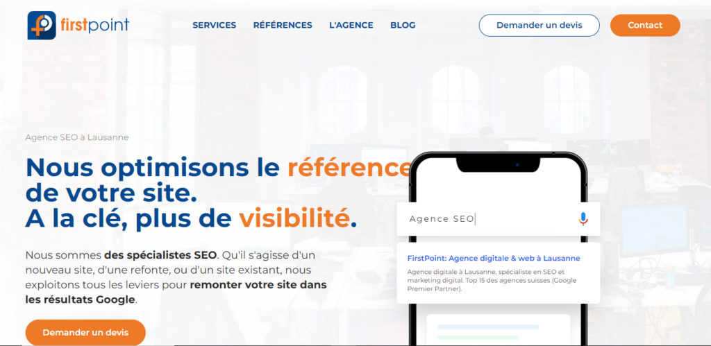 First Point - Agence seo Suisse