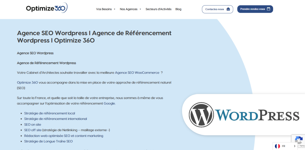 Optimize 360 - Agence seo wordpress