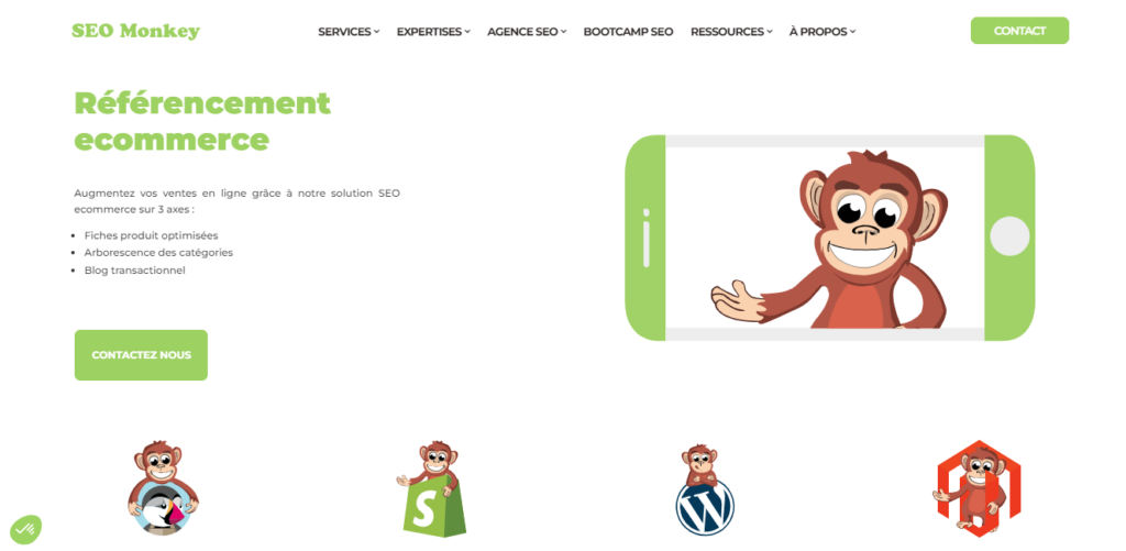 Seo Monkey - Agence seo e-commerce