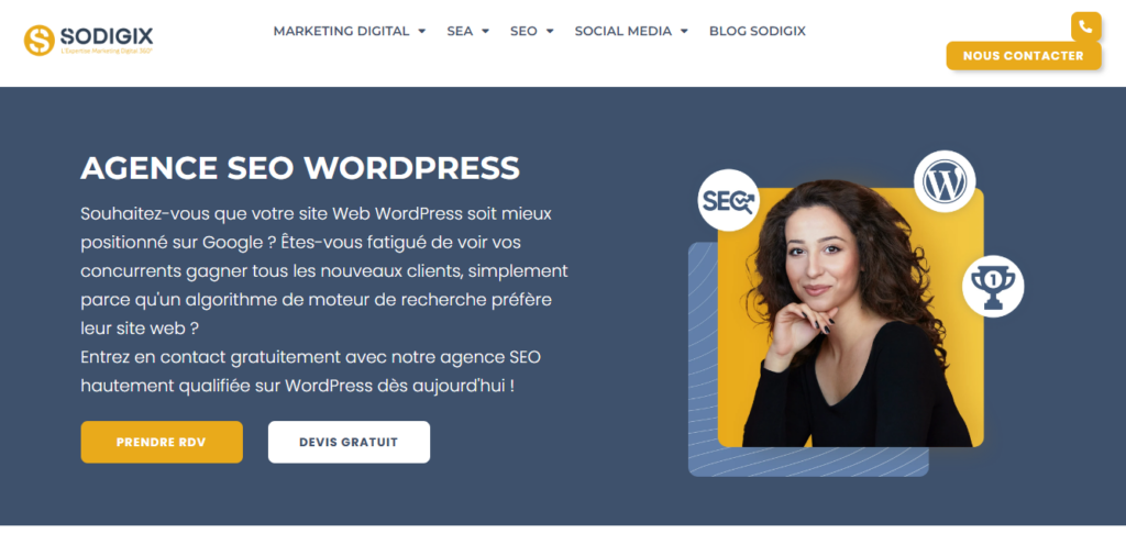 Sodigix - Agence seo wordpress