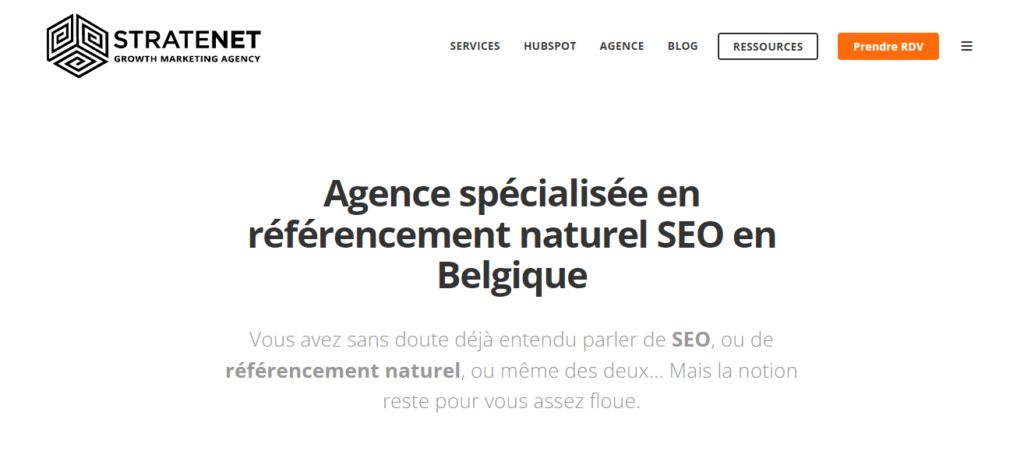 Stratenet - Agence Seo Belgique