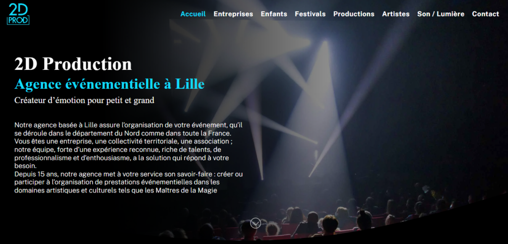 2D Production - Agence evenementielle Lille