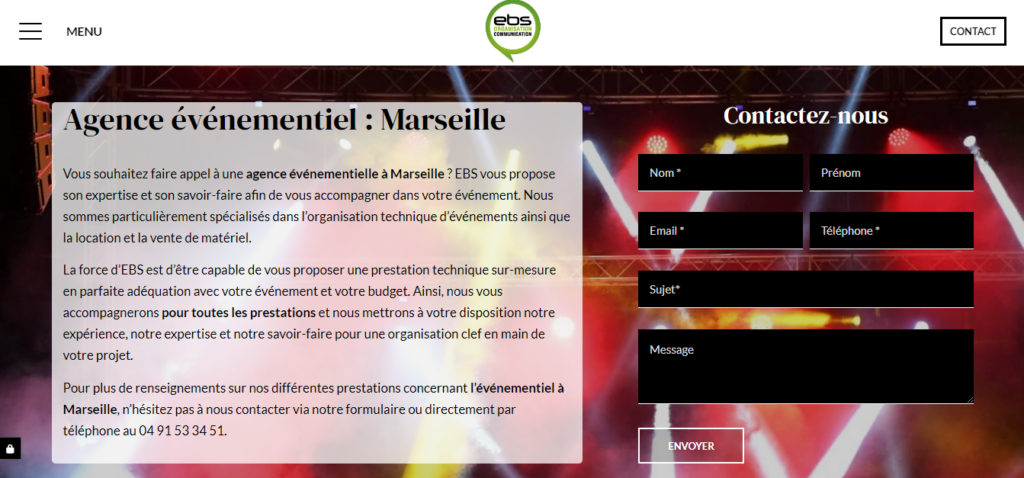 EBS - Agence evenementielle Marseille