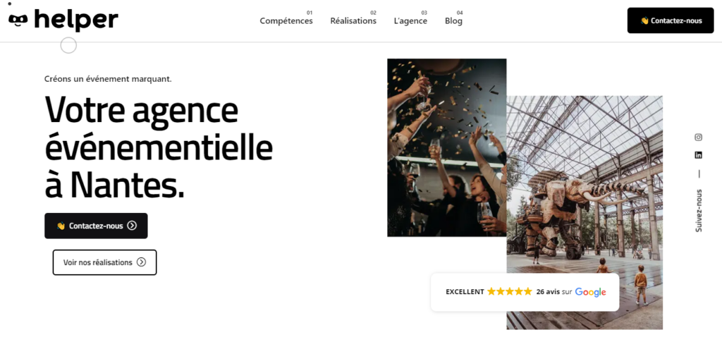 Helper - Agence evenementielle Nantes