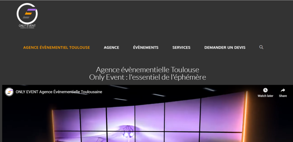 Only Event - Agence evenementielle Toulouse