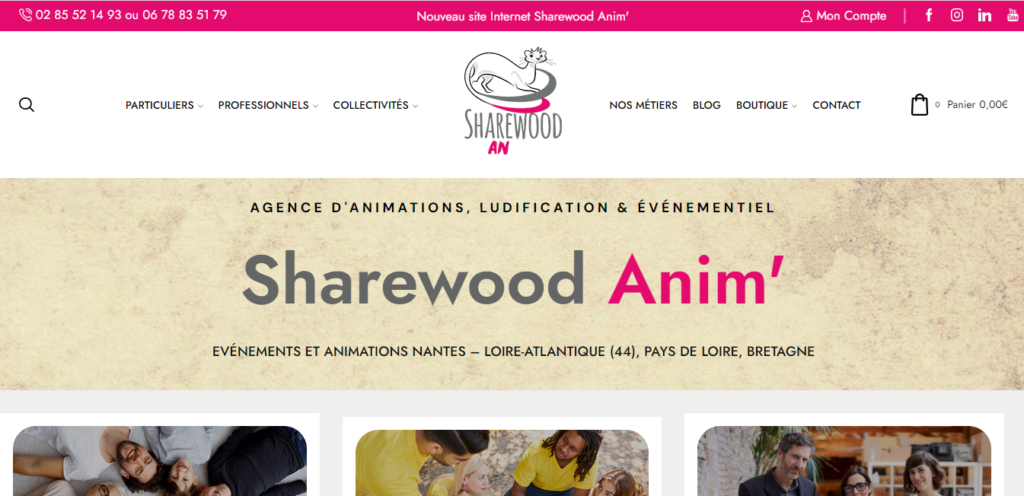 Sharewood'Anim - Agence evenementielle NantesSharewood'Anim - Agence evenementielle Nantes