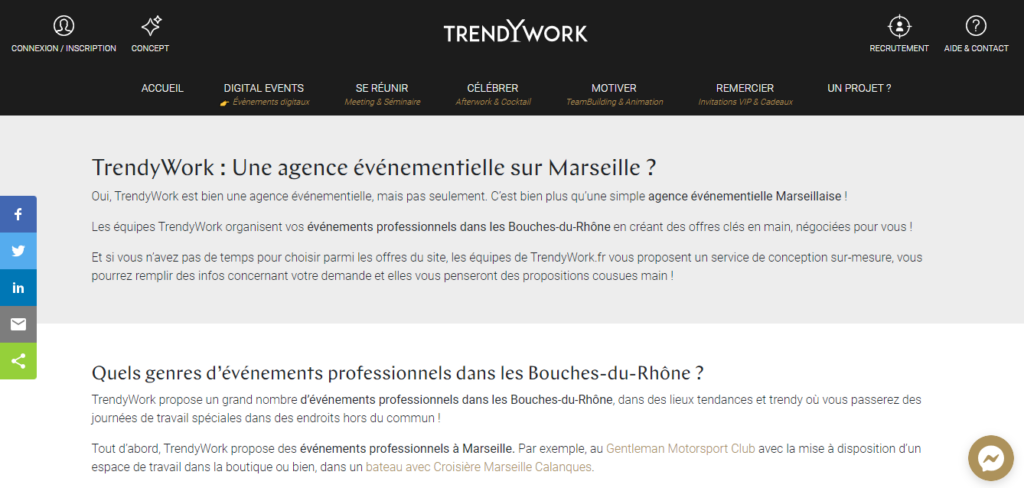 Trendywork - Agence evenementielle Marseille