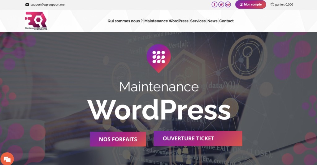 Maintenance WordPress cmultimedia