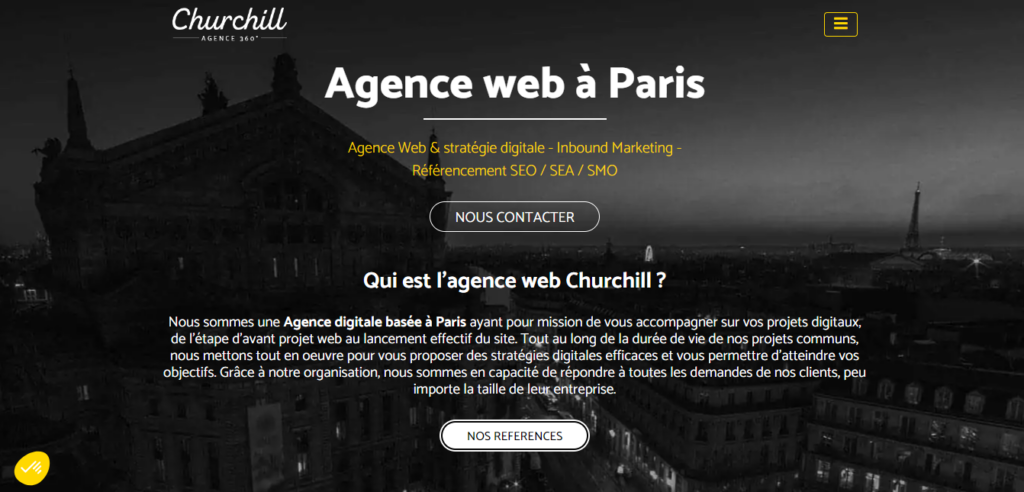 Agence Churchill - Agence web