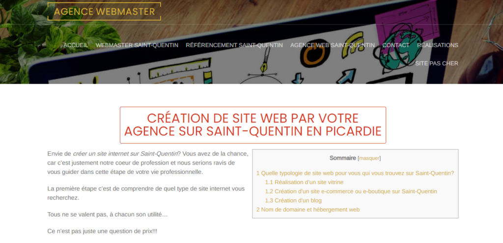 Agence Webmaster - Agence web Saint-Quentin Agence Webmaster