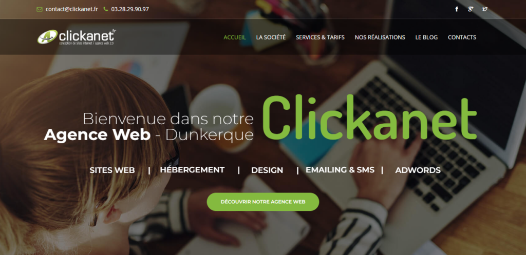 Clickanet - Agence web Dunkerque Clickanet