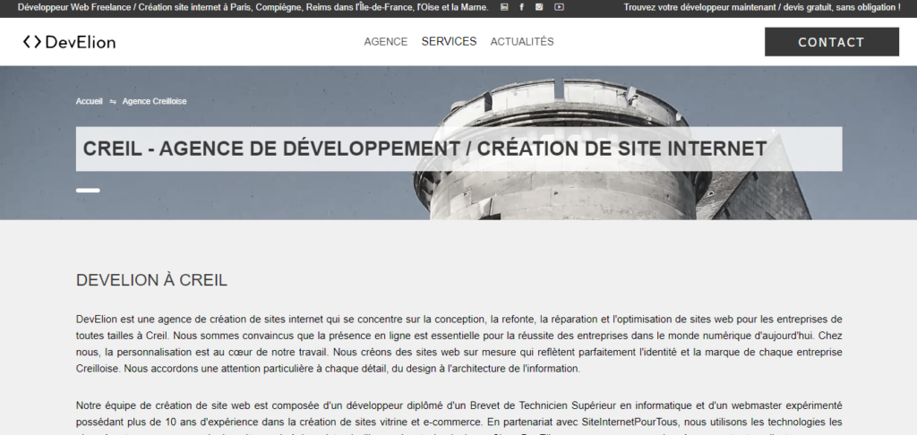 DevElion - Agence web Creil DevElion