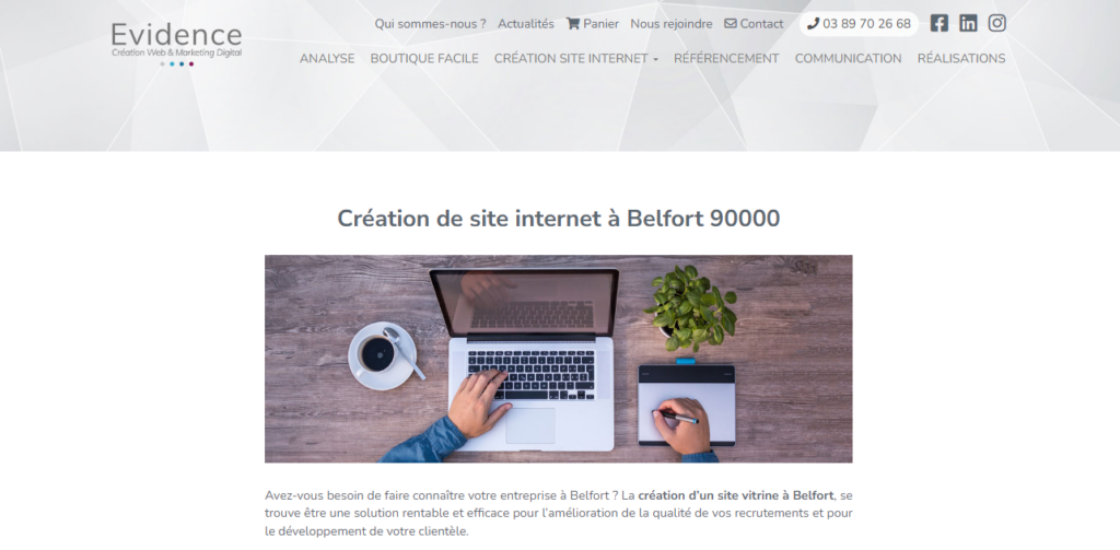 Evidence - Agence web Belfort Evidence