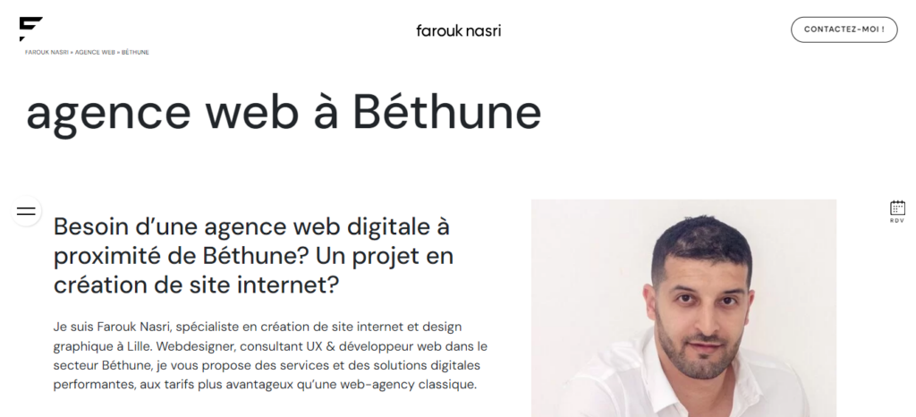 Farouk Nasri - Agence web Béthune Farouk Nasri