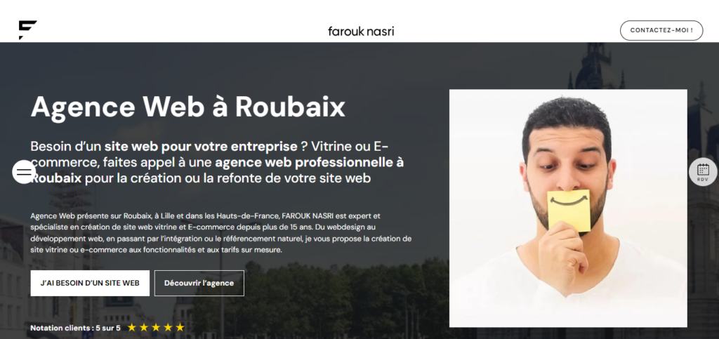 Farouk Nasri - Agence web Roubaix Farouk Nasri