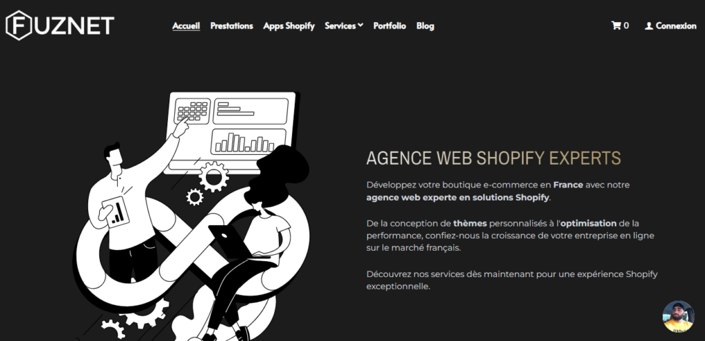 Fuznet - Agence Shopify