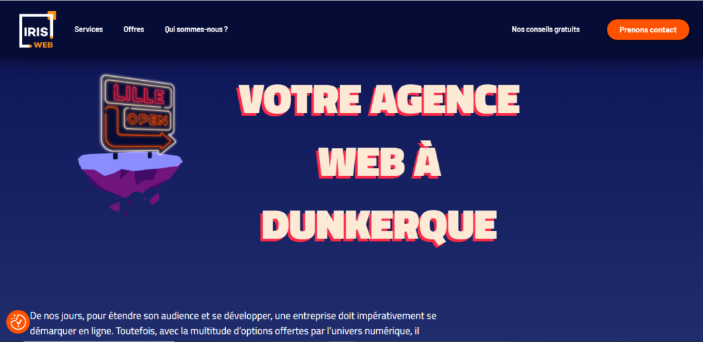 Iris Web - Agence web Dunkerque Iris Web