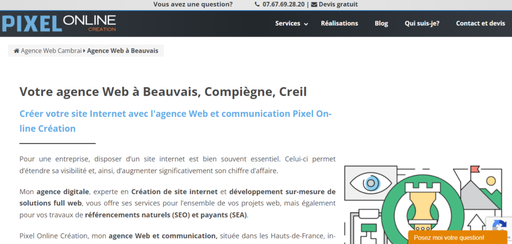 Pixel Online - Agence web Creil Pixel Online