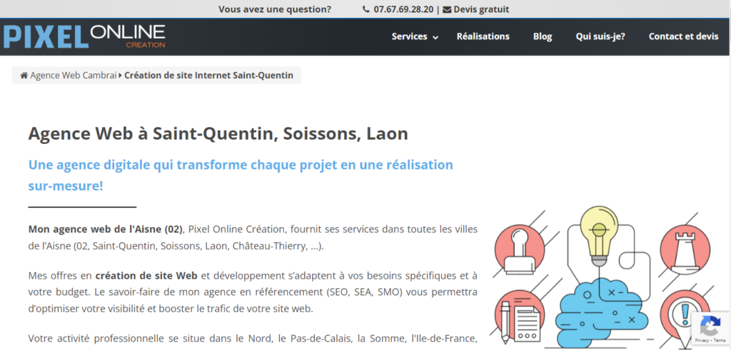 Pixel Online - Agence web Saint-Quentin Pixel Online