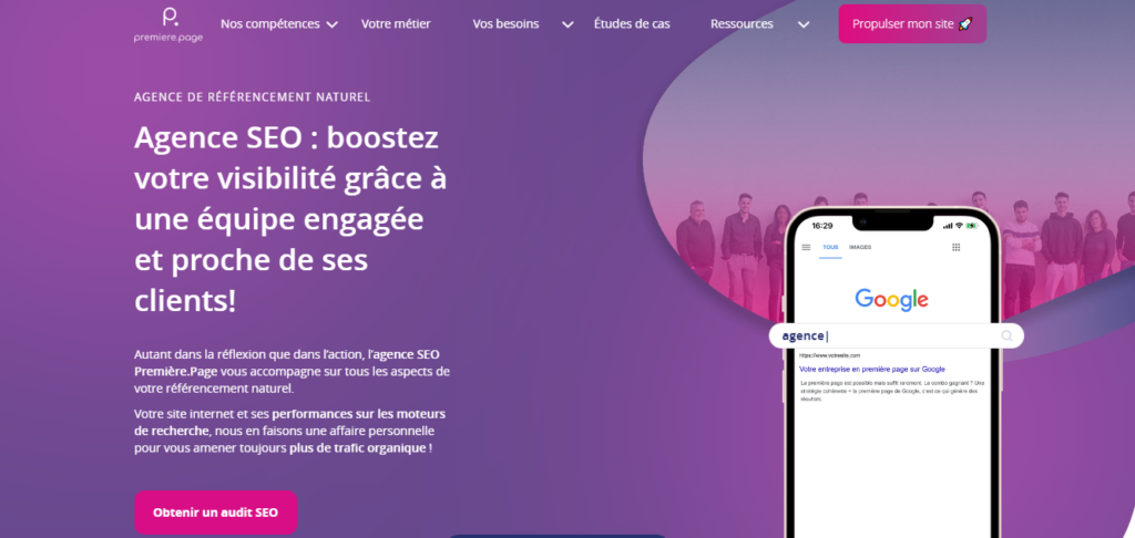 Premiere Page - Agence SEO
