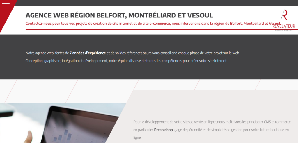 Révélateur - Agence web Belfort Révélateur