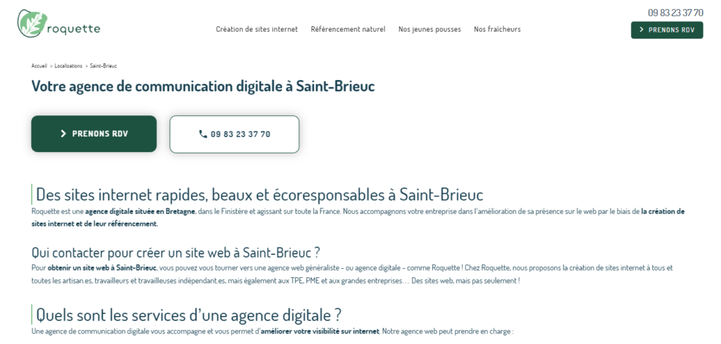 Roquette - Agence web Saint-Brieuc Roquette