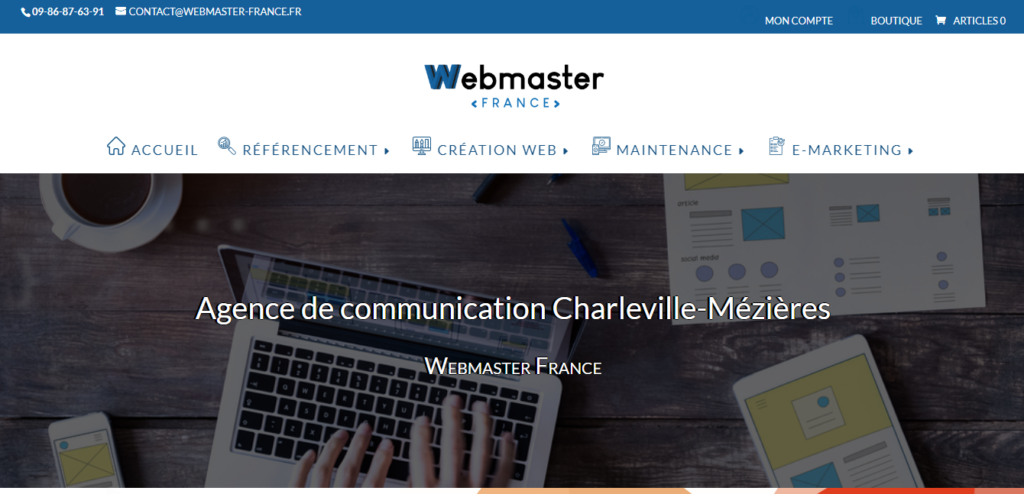 Webmaster France - Agence web Charleville-Mezieres Webmaster France