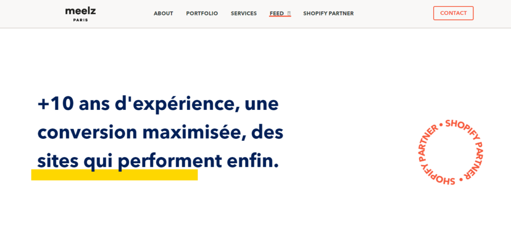 meelz - Agence Shopify